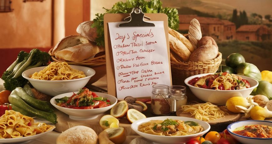 Photographies et présentation des plats traditionnels préparés quotidiennement : couscous, chakchouka, plats mijotés et assiettes maison.