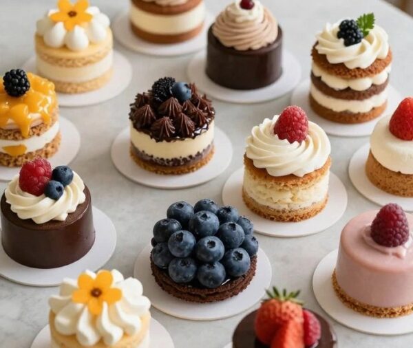 dessert francais - Assortiments de mini pâtisseries