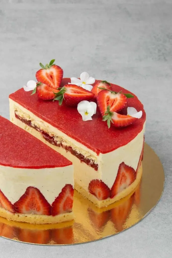 dessert francais - fraisier