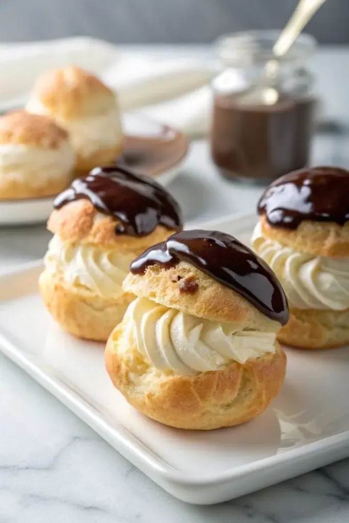 dessert francais - Mini éclairs