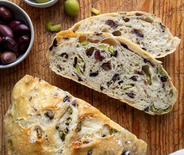 Pain aux olives