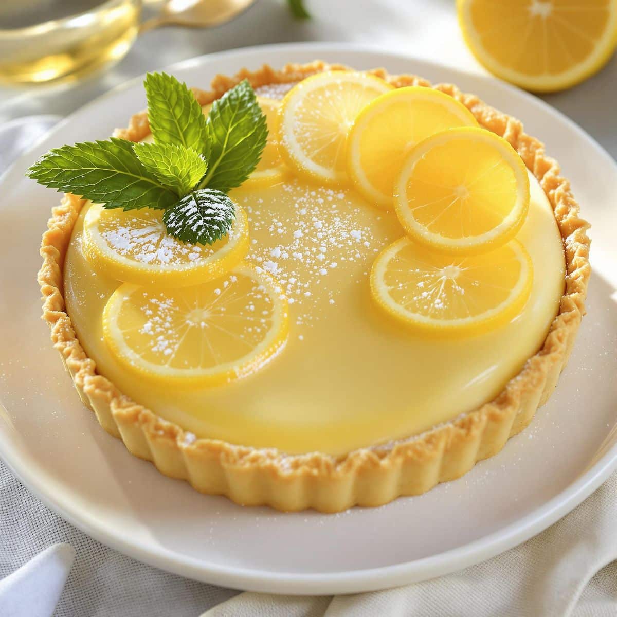 dessert français -Tarte citron