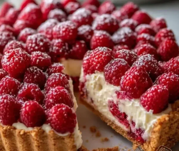 dessert francais - Tarte framboise
