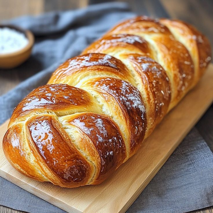 Brioche tressée nature