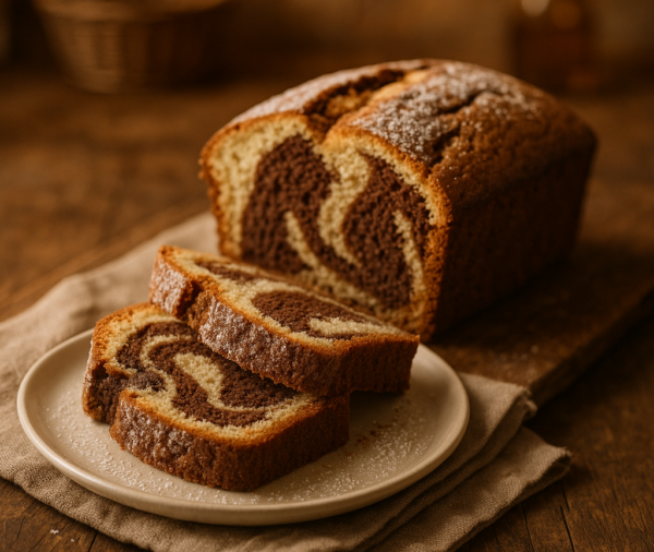 Cake marbré artisanal