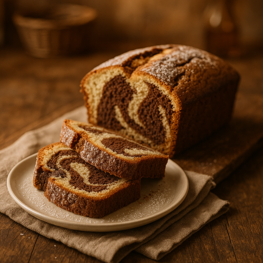 Cake marbré artisanal