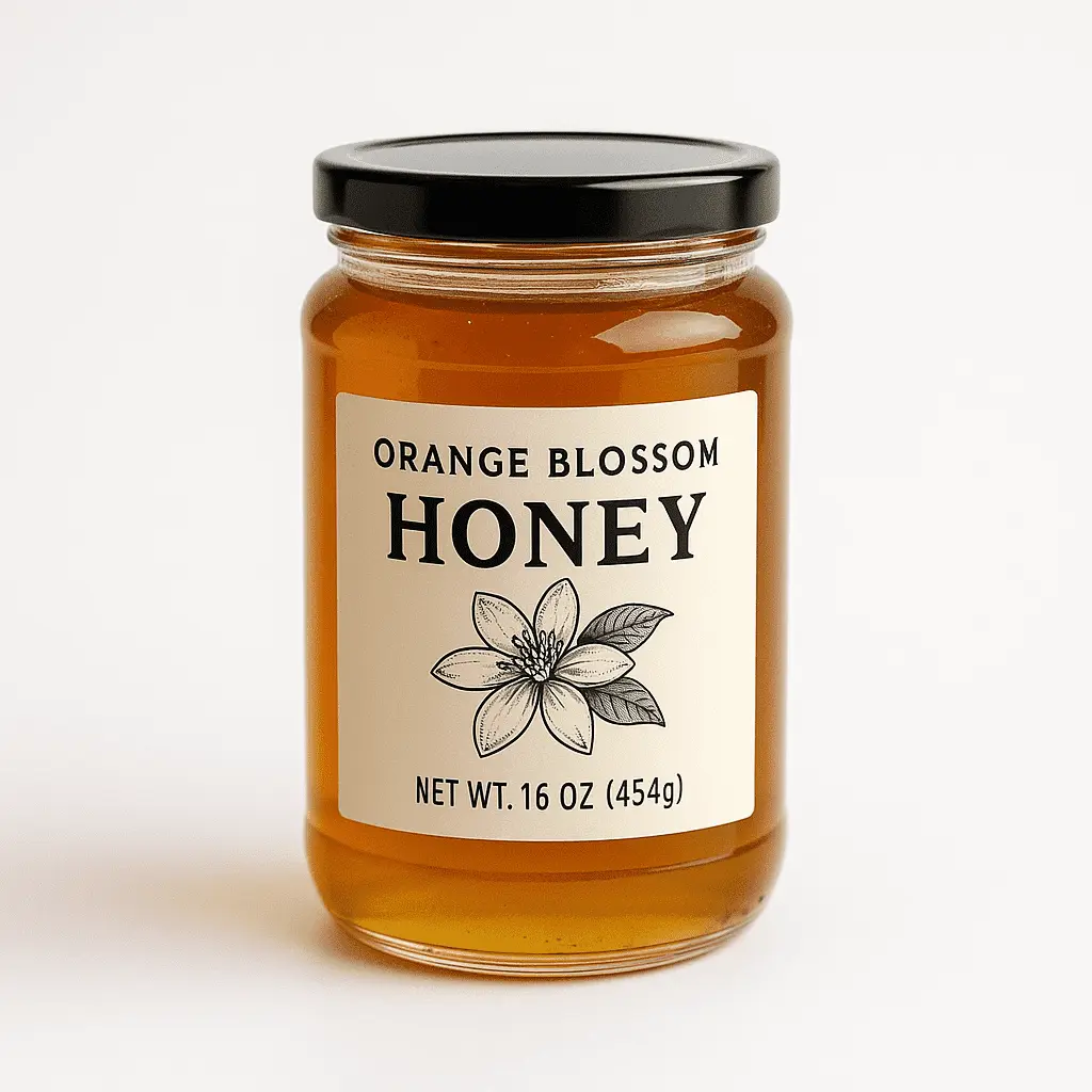 Miel de fleur d'oranger (huile d'olive extra vierge)